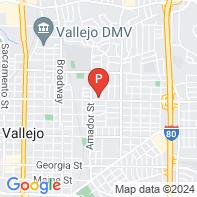 View Map of 1300 Tennessee Street,Vallejo,CA,94590